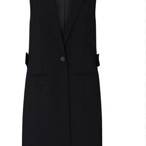 Club Monaco Black Sleeveless Vest Dress